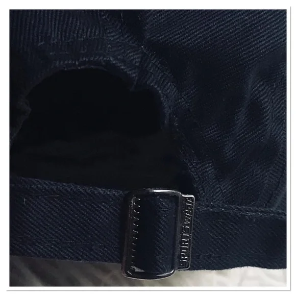 Pepe Jeans London Cap Hat Black White Embroidered Front Adjustable Back One Size - Picture 6 of 7